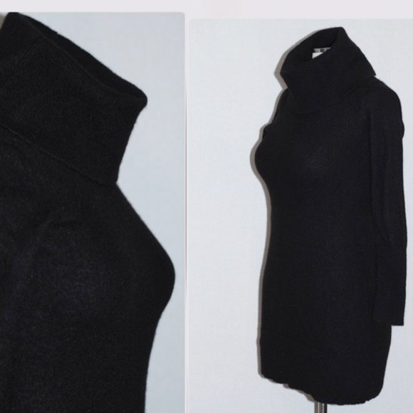 Cynthia Rowley Black Wool Dress - Picture 3 of 15